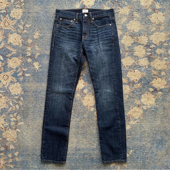 J. Crew 484 Slim-fit Rigid Jean in Dark Shadow Wash Japanese Denim 29 x 32 - Picture 2 of 6